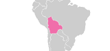 ボリビアの位置