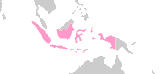 インドネシアの位置