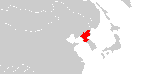 北朝鮮の位置