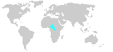 ルワンダの位置