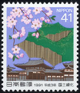 1991年　枝垂れ桜